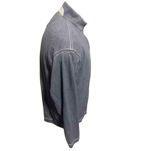 Johnnie-O Mens XXL Half ZIP Blue Pullover - Picture 4 of 5